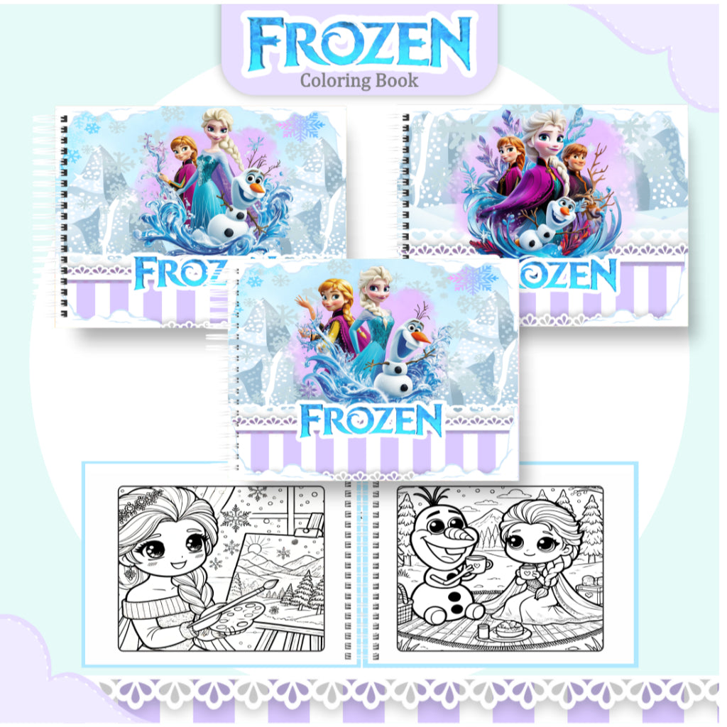 Livro de Colorir Frozen - 100 Folhas