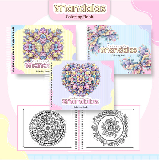 Livro de Colorir Mandalas - 100 Folhas