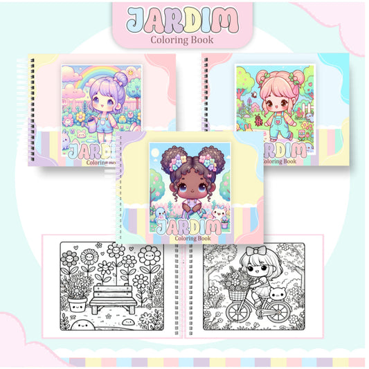 Livro de Colorir Jardim - 100 Folhas