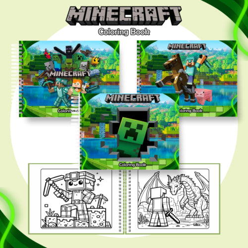Livro de Colorir Minecraft - 100 Folhas