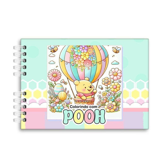 Livro de Colorir Pooh Verde - 100 Folhas